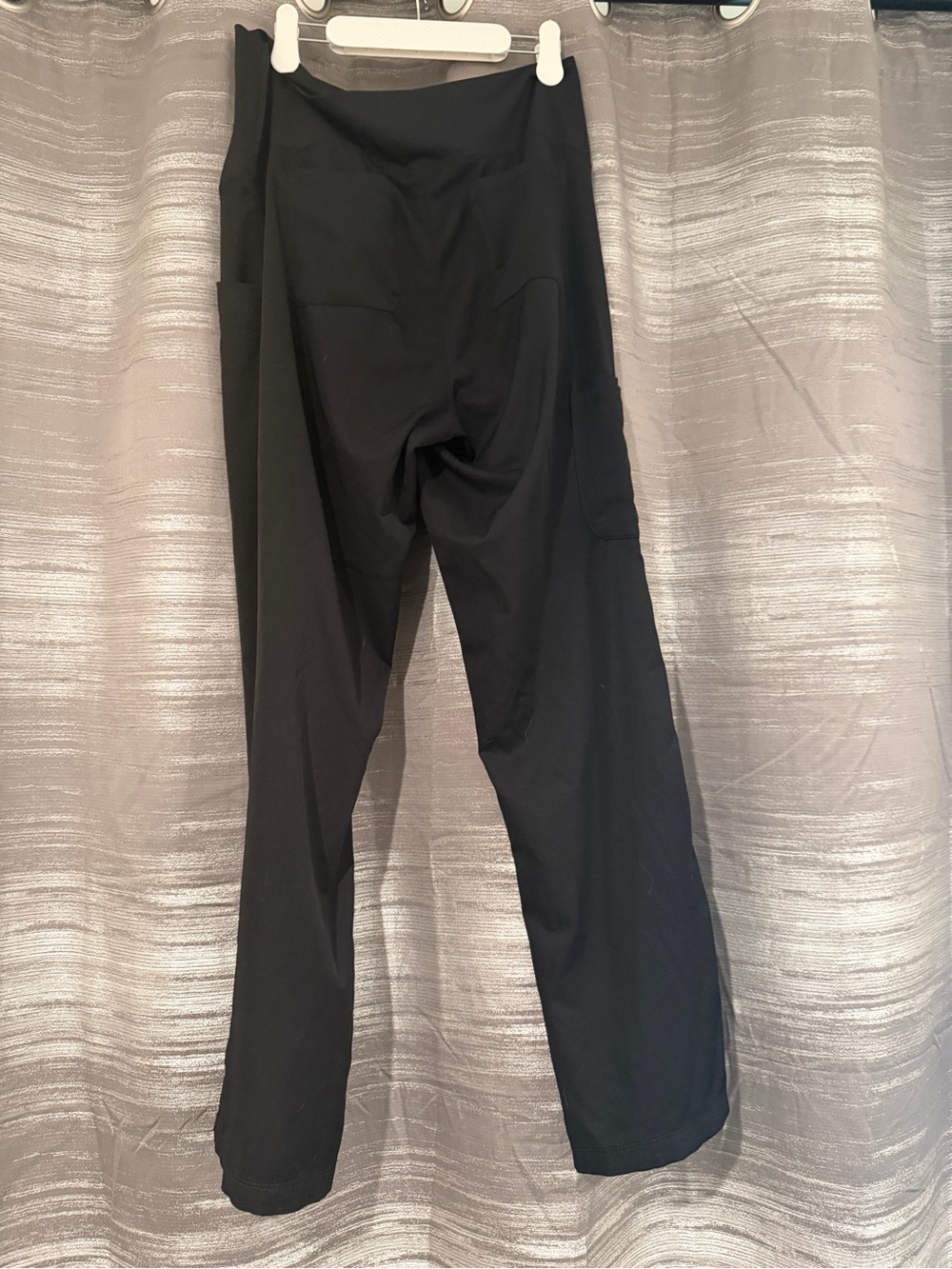 Maternity Black Pocket Scrub Pants - Picture 5 of 7